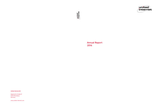 Thumbnail United Internet Annual Report 2016
