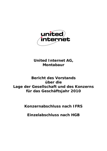 Miniature United Internet Bilan financier 2010