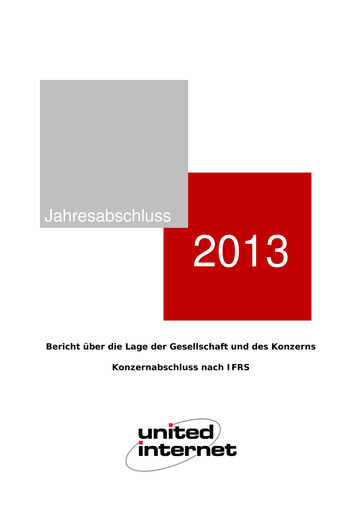 Miniature United Internet Bilan financier 2013