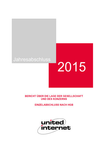 Thumbnail United Internet Financial Statement 2015