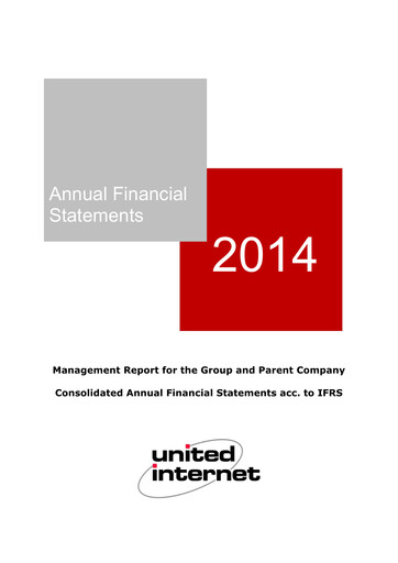 Thumbnail United Internet Financial Statement 2014
