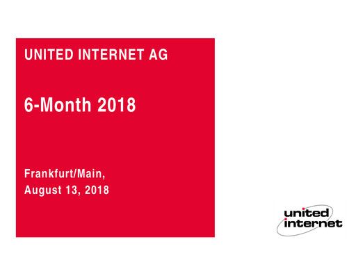 Thumbnail United Internet Half-year Report 2018-h1