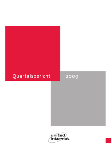 Thumbnail United Internet Quarterly Report 2009-q1