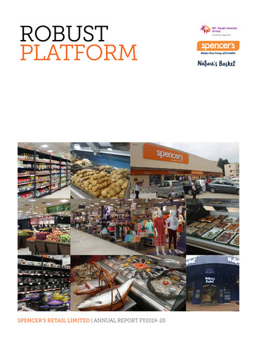 Thumbnail Spencer's Retail
 Annual Report 2019-2020