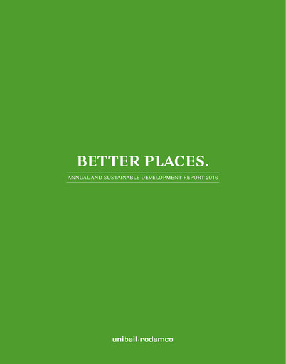 Thumbnail Unibail-Rodamco-Westfield Annual Report 2016