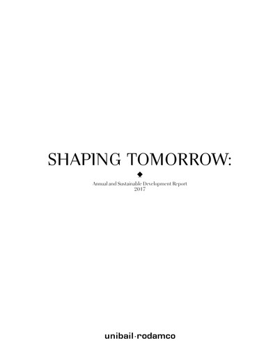 Thumbnail Unibail-Rodamco-Westfield Annual Report 2017