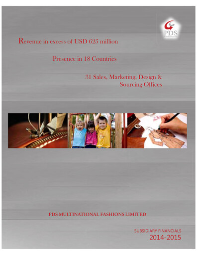 Thumbnail PDS Multinational Annual Report 2014-2015