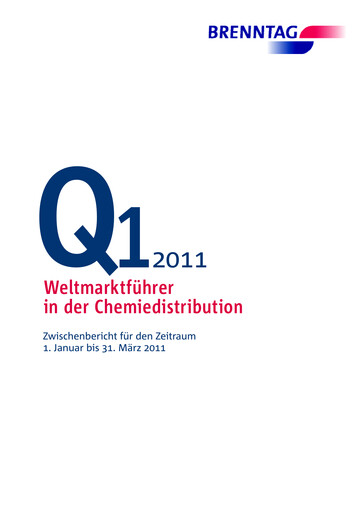 Thumbnail Brenntag Quarterly Report 2011-q1
