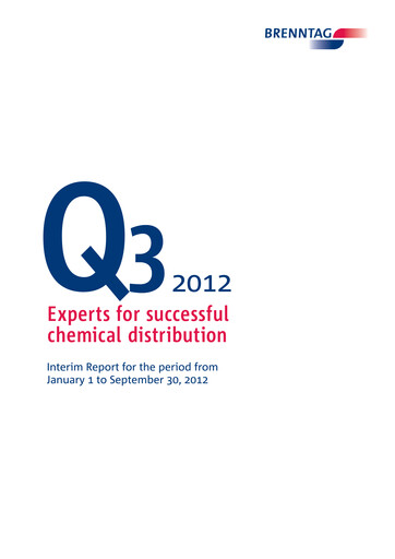 Thumbnail Brenntag Quarterly Report 2012-q3
