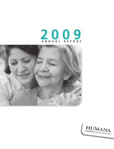 Thumbnail Humana Annual Report 2009