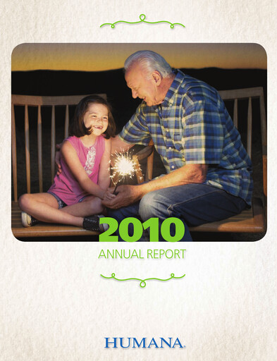 Thumbnail Humana Annual Report 2010