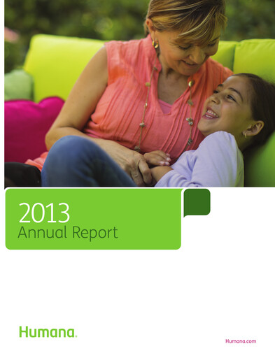 Thumbnail Humana Annual Report 2013