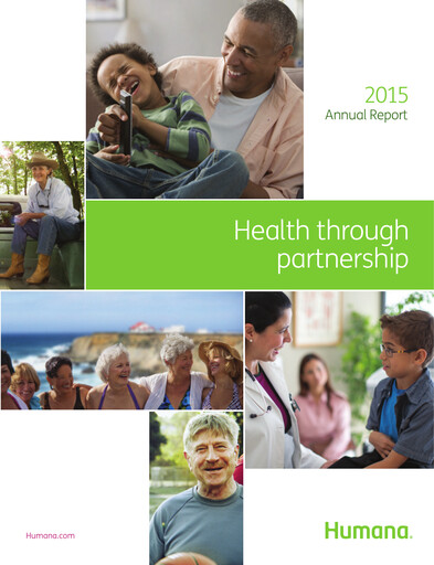 Thumbnail Humana Annual Report 2015