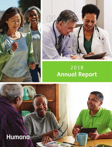 Thumbnail Humana Annual Report 2018