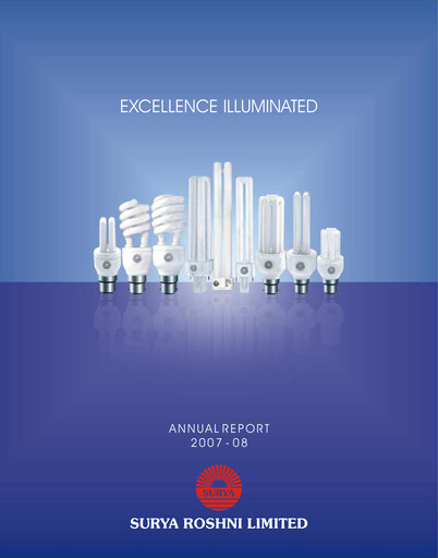 Thumbnail Surya Roshni Annual Report 2007-2008