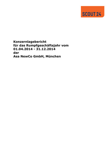 Thumbnail Scout24 (ImmoScout24) Annual Report 2014