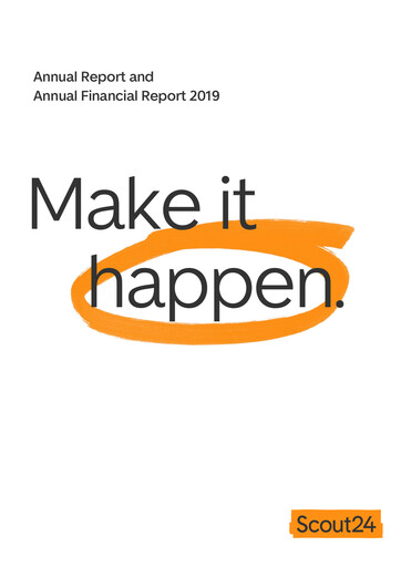 Thumbnail Scout24 (ImmoScout24) Annual Report 2019