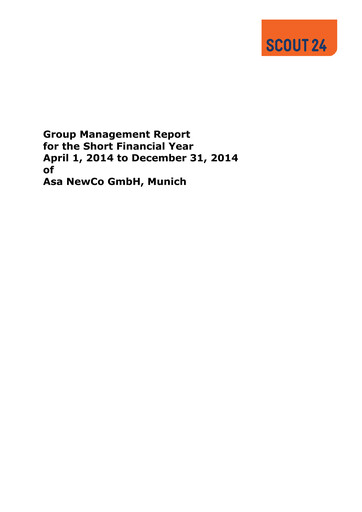 Thumbnail Scout24 (ImmoScout24) Financial Report 2014