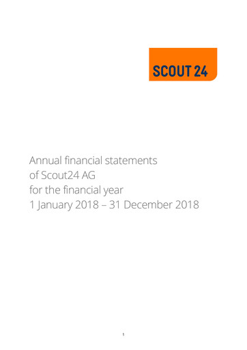 Thumbnail Scout24 (ImmoScout24) Financial Statement 2018