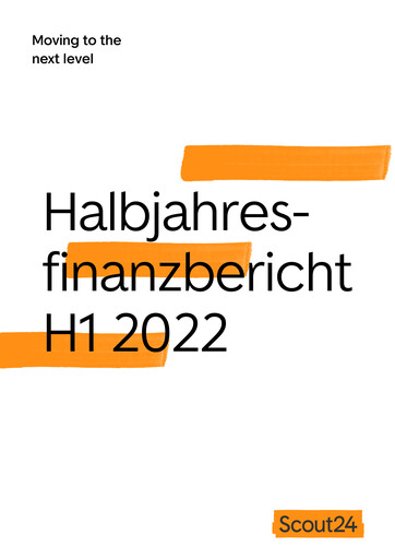 Thumbnail Scout24 (ImmoScout24) Half-year Report 2022-h1