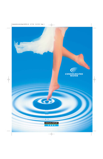 Miniature Consolidated Water Rapport annuel 2003