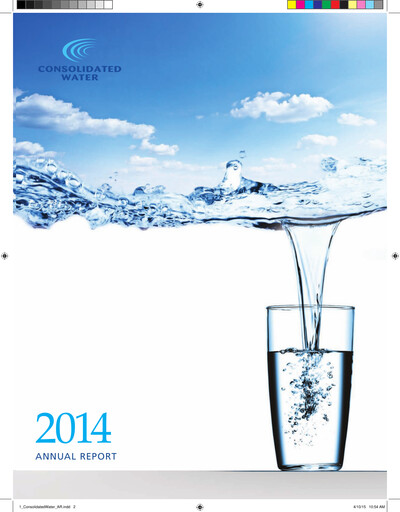 Miniature Consolidated Water Rapport annuel 2014