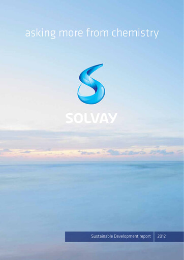 Thumbnail Solvay Sustainability Report 2012