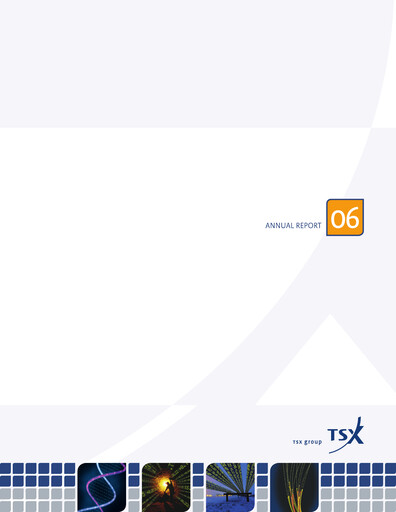 Miniature TMX Group
 Rapport annuel 2006