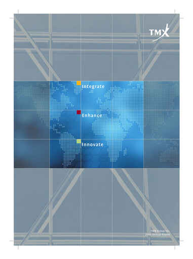Miniature TMX Group
 Rapport annuel 2008