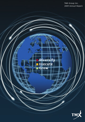 Miniature TMX Group
 Rapport annuel 2009