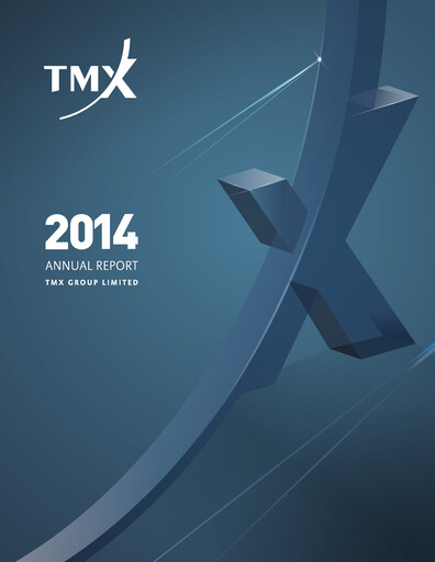 Miniature TMX Group
 Rapport annuel 2014