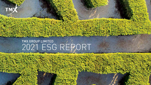 Thumbnail TMX Group
 ESG Report 2021