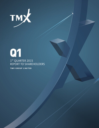 Thumbnail TMX Group
 Quarterly Report 2015-q1