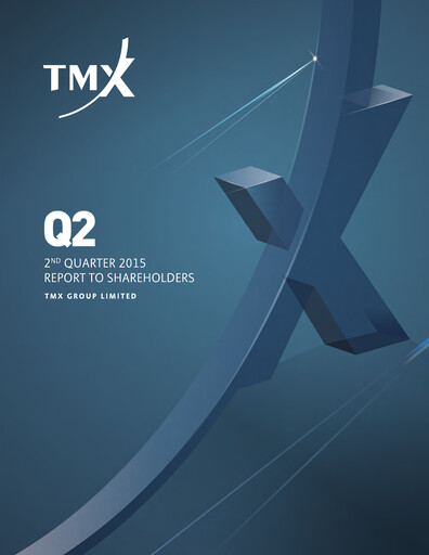Thumbnail TMX Group
 Quarterly Report 2015-q2