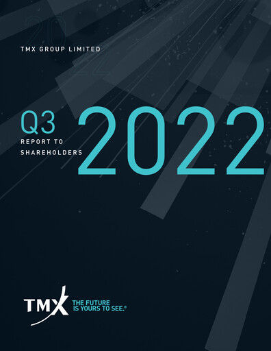 Thumbnail TMX Group
 Quarterly Report 2022-q3