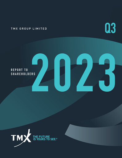 Thumbnail TMX Group
 Quarterly Report 2023-q3