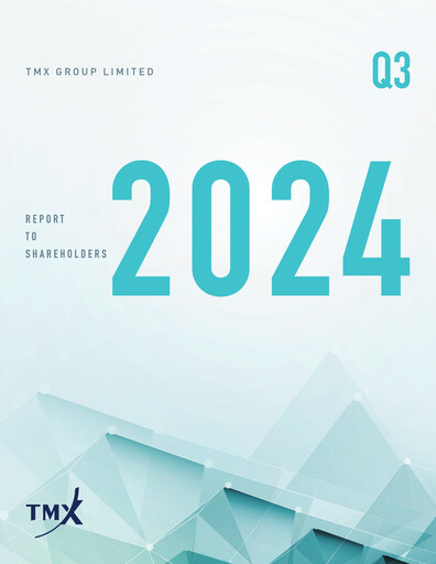 Thumbnail TMX Group
 Quarterly Report 2024-q3