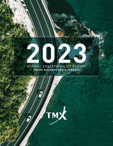 Thumbnail TMX Group
 Sustainability Report 2023