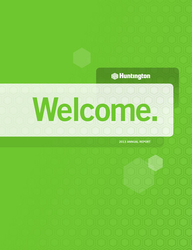 Thumbnail Huntington Bancshares
 Annual Report 2013