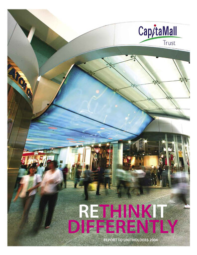 Thumbnail CapitaLand Mall Trust Annual Report 2004
