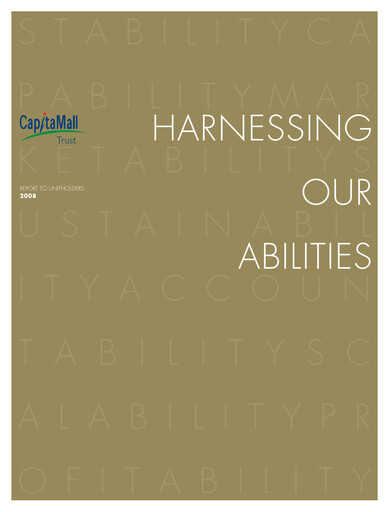 Thumbnail CapitaLand Mall Trust Annual Report 2008