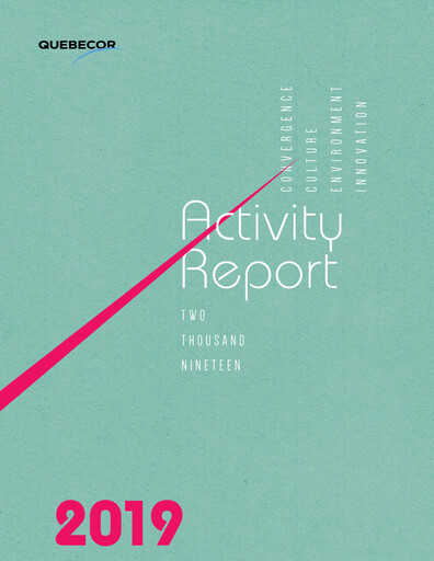 Thumbnail Quebecor Annual Report 2019