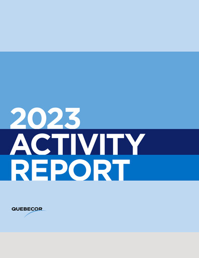 Thumbnail Quebecor Annual Report 2023