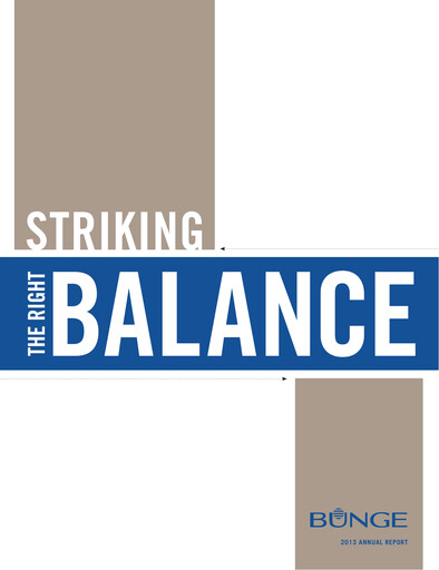 Thumbnail Bunge Global SA Annual Report 2013