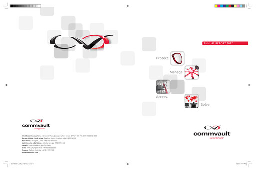 Thumbnail Commvault Annual Report 2011-2012