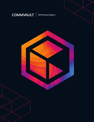 Thumbnail Commvault Annual Report 2018-2019