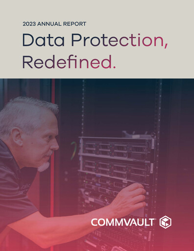 Thumbnail Commvault Annual Report 2022-2023