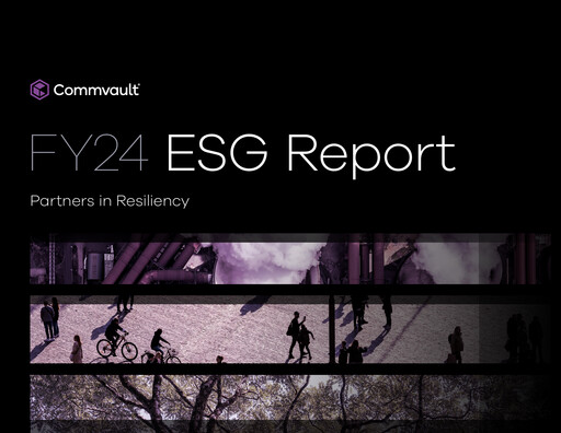 Thumbnail Commvault ESG Report 2023-2024