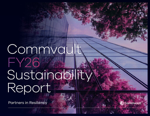 Thumbnail Commvault Sustainability Report 2025-2026