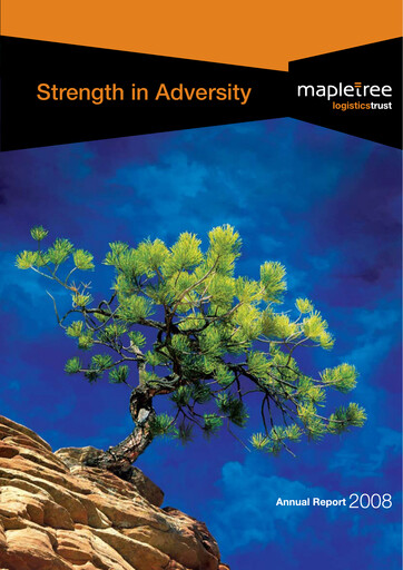 Thumbnail Mapletree Logistics Trust Annual Report 2008
